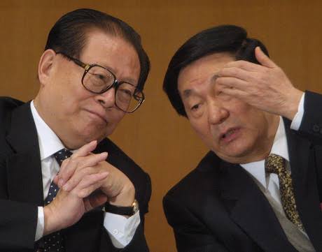 Jiang Zemin y Zhu Rongji